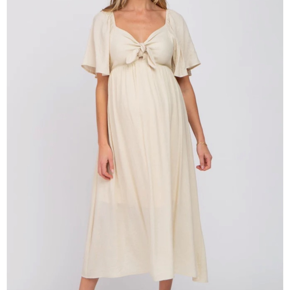 Pink Blush Maternity Dress